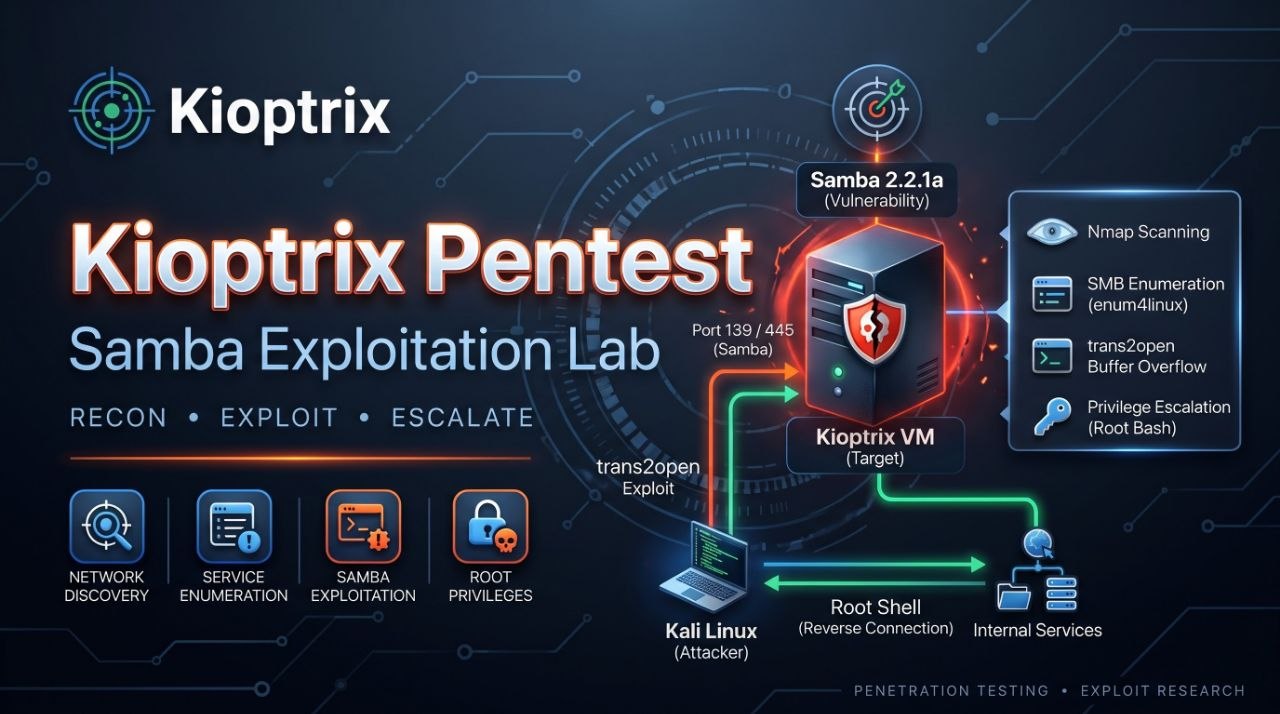 Kioptrix pentest — Samba exploitation lab